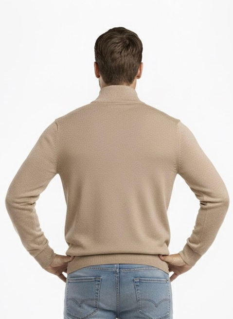 Quarter Zip-Long-Sleeve : Maple
