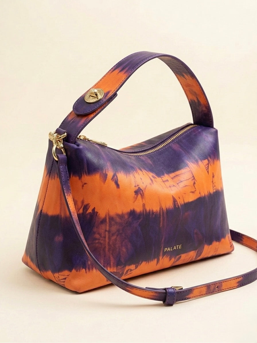 Essence Slouchy Carryall bag | Tye-Dye Leather
