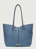 Infuse Layer Tote bag - Lychee indigo blue