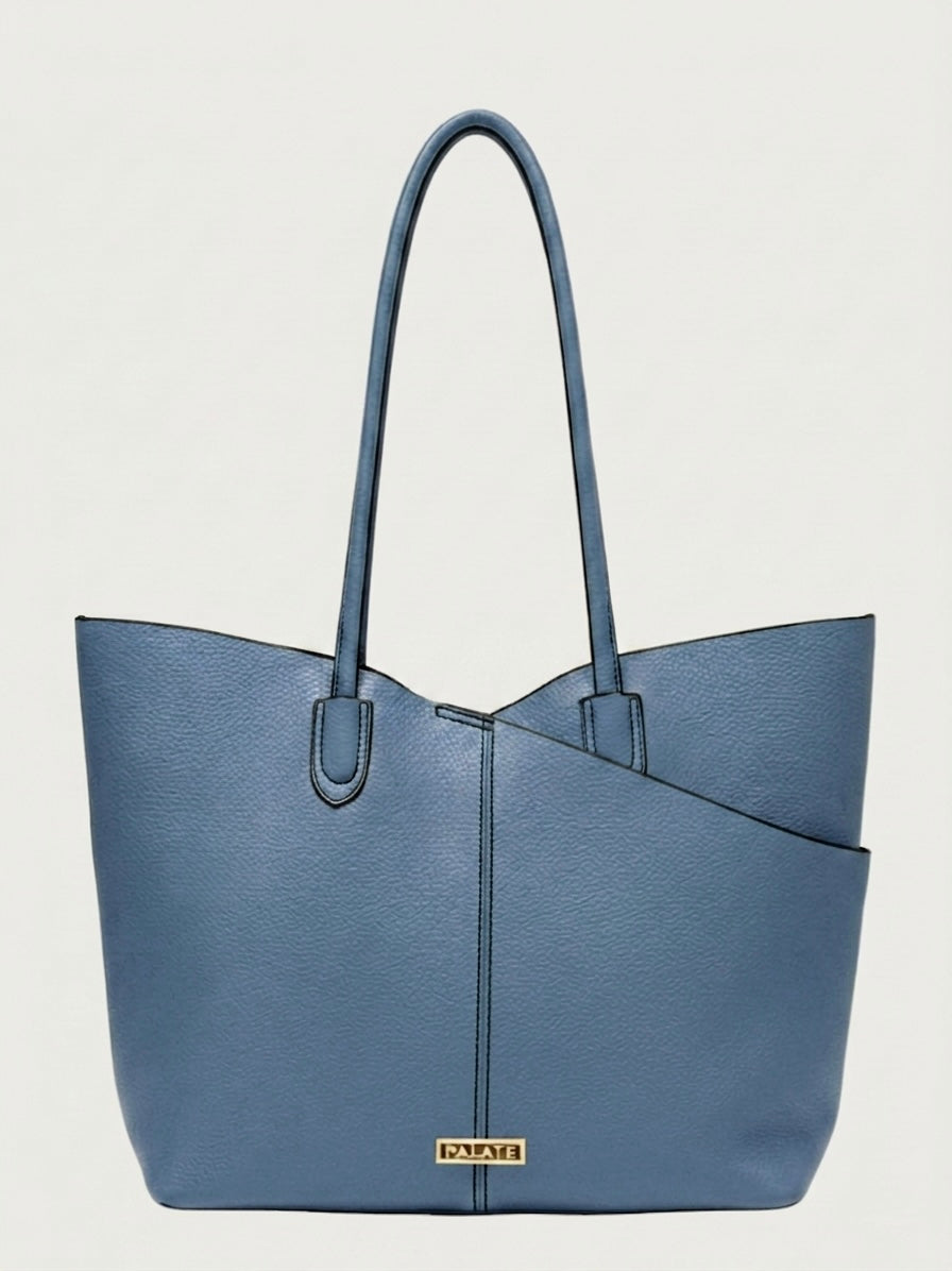 Infuse Layer Tote bag - Lychee indigo blue