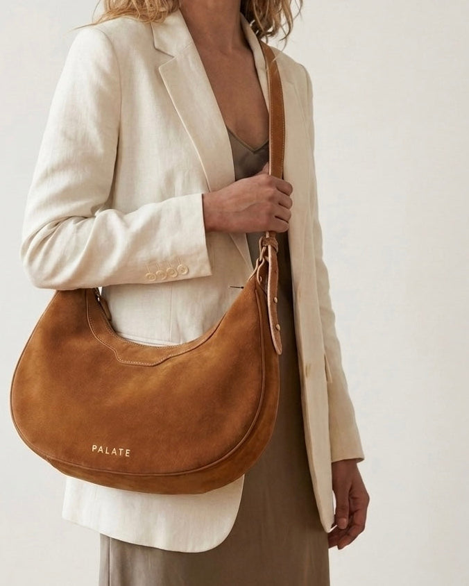 Morsel Donut bag - Medium | Suede Leather