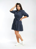 Davis Dress- NAVY