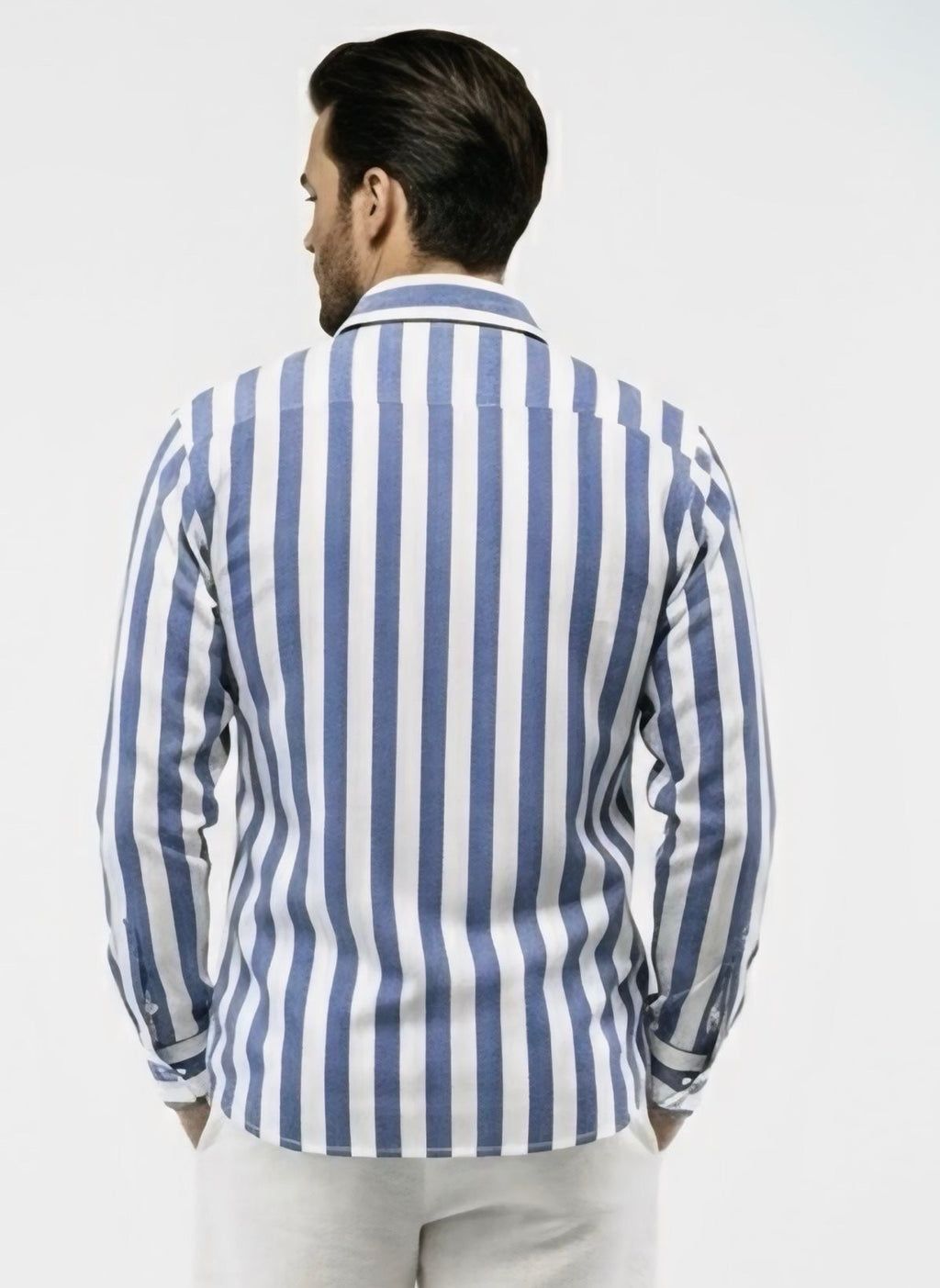 Long Sleeve - Stripe shirt - Blue