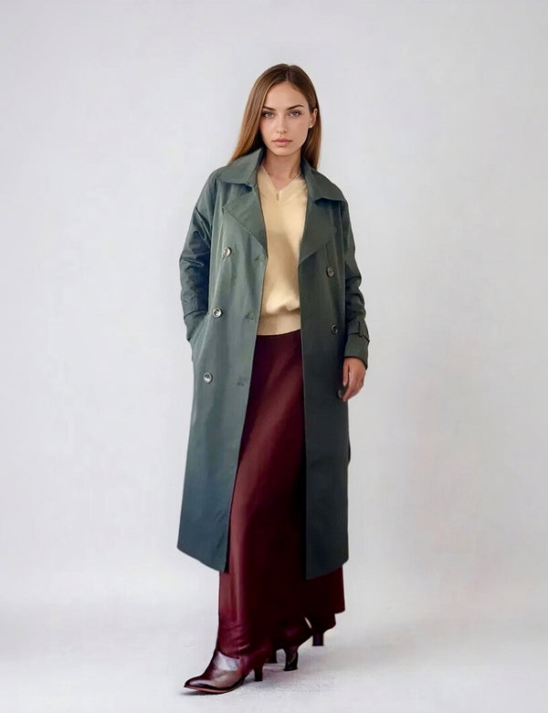 Green Taylor Trench