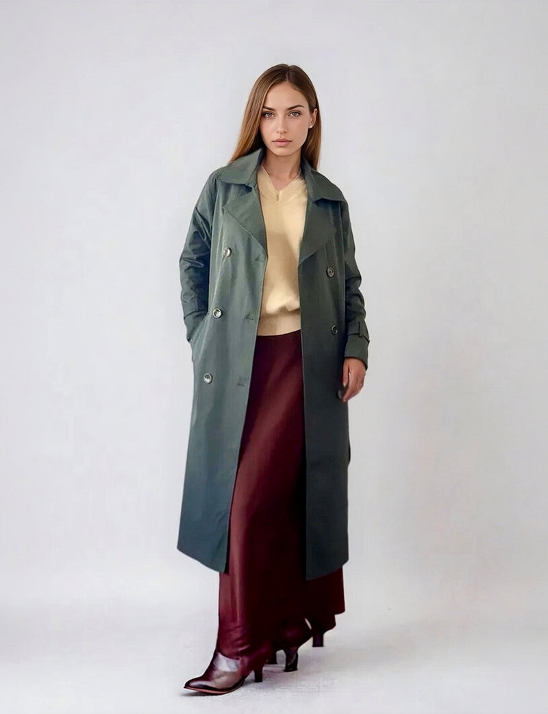 Green Taylor Trench