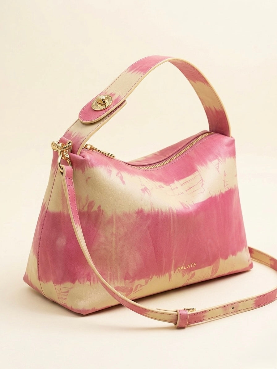 Essence Slouchy Carryall bag | Tye-Dye Leather