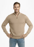 Quarter Zip-Long-Sleeve : Maple