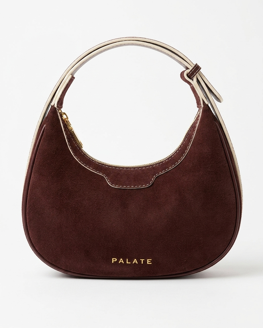 Morsel Donut Bag-Small | Suede leather