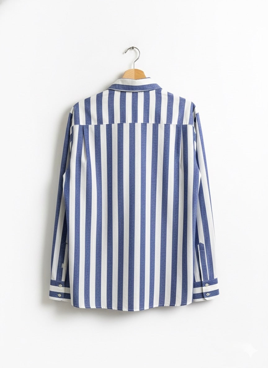 Long Sleeve - Stripe shirt - Blue