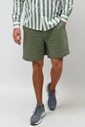 Linen Shorts Green
