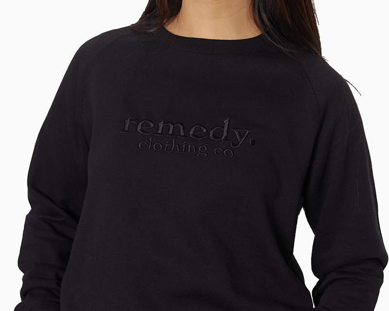 Unisex Black Sorrento Sweater