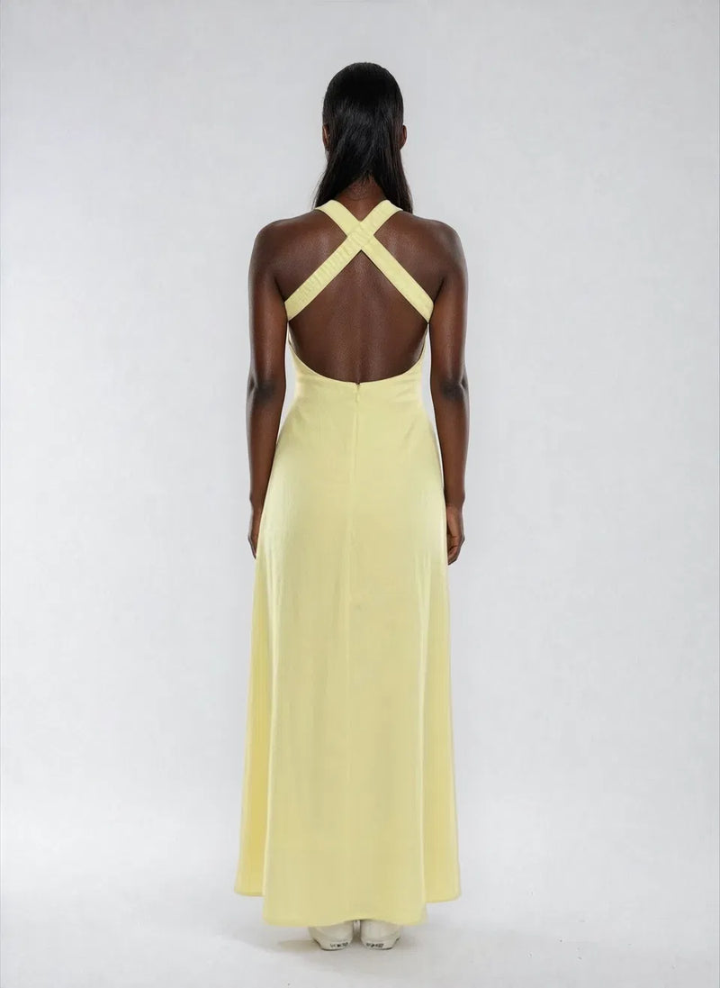 Demi Dress-Yellow