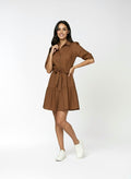 Davis Dress- Mocha