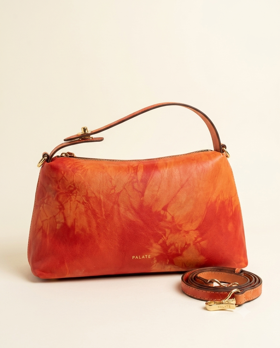 Essence Slouchy Carryall bag | Tye-Dye Leather