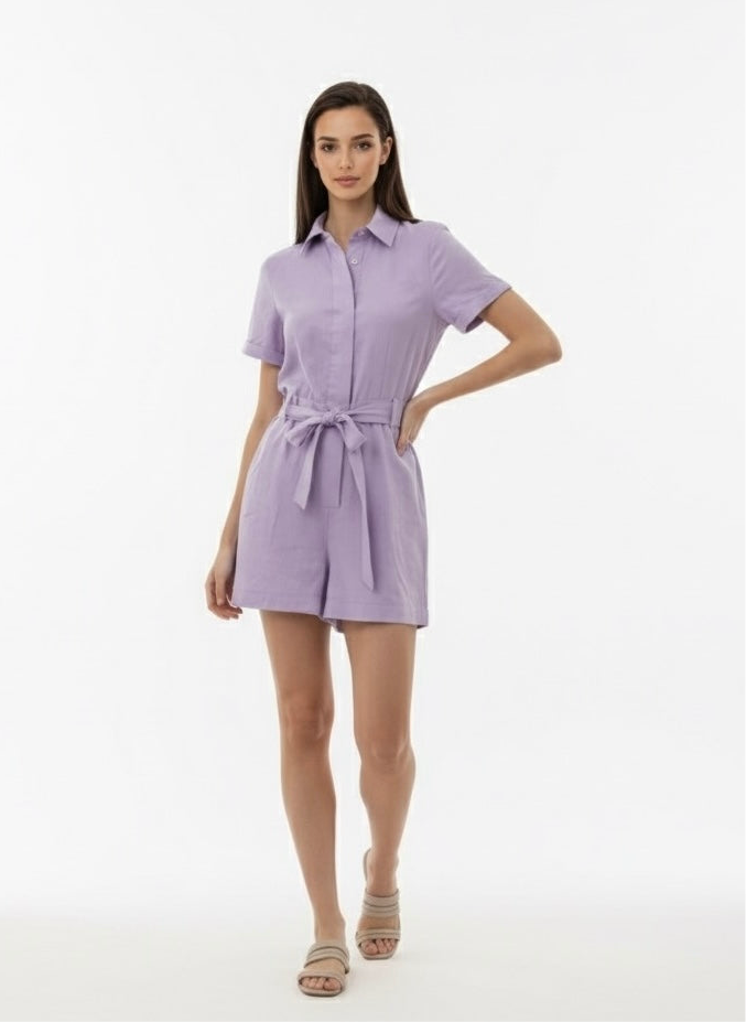 Palmer Playsuit- Lilac