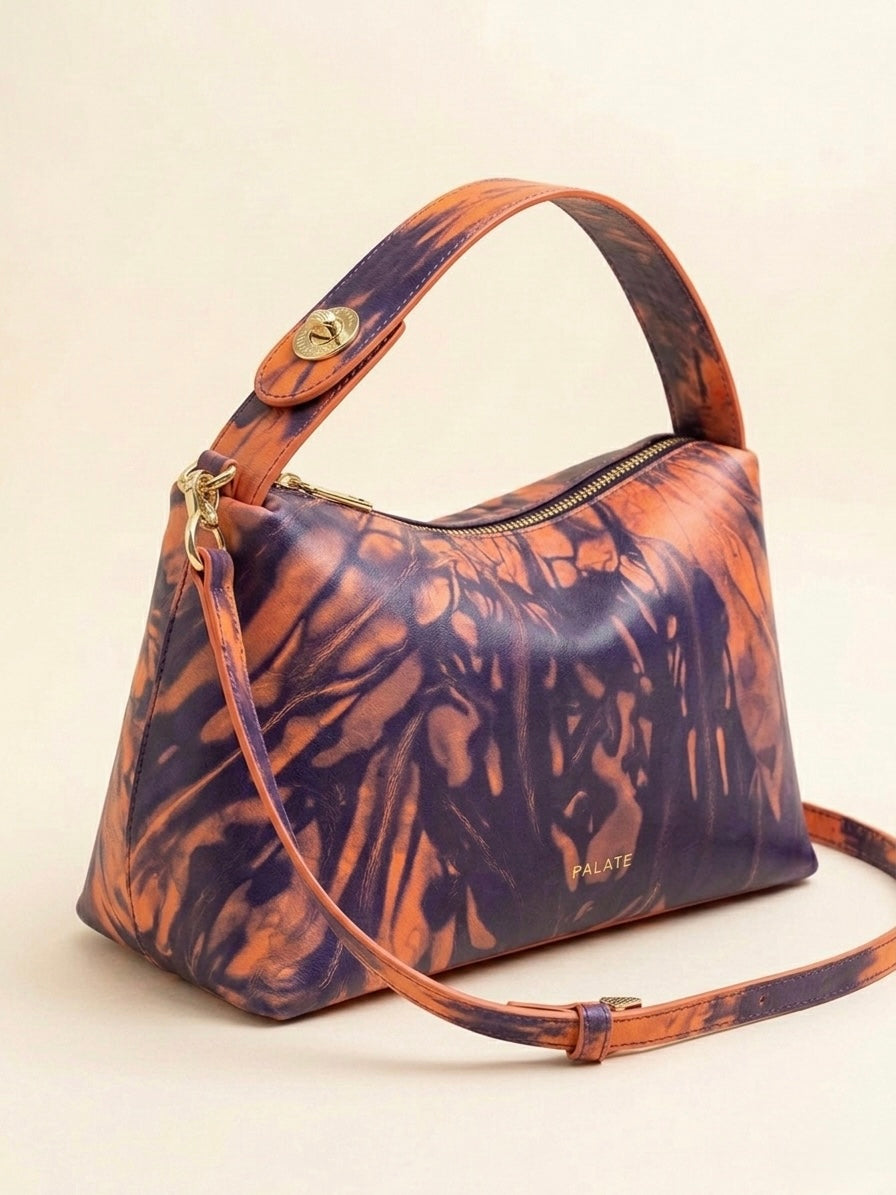 Essence Slouchy Carryall bag | Tye-Dye Leather