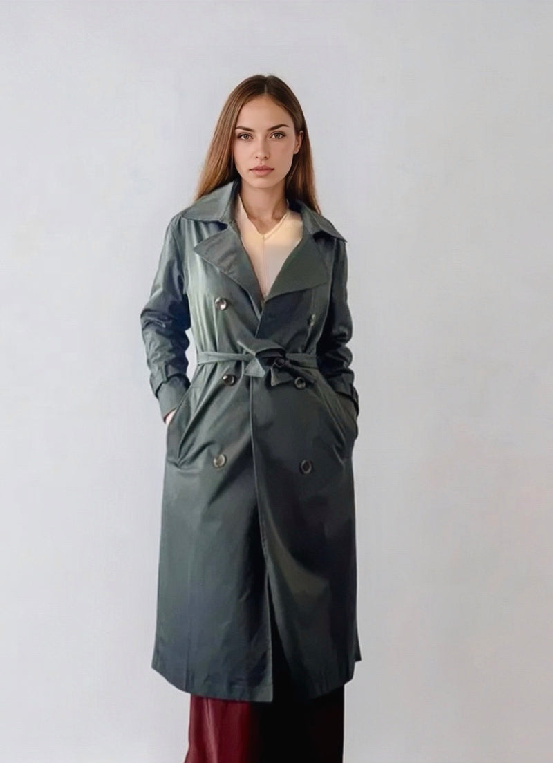 Green Taylor Trench