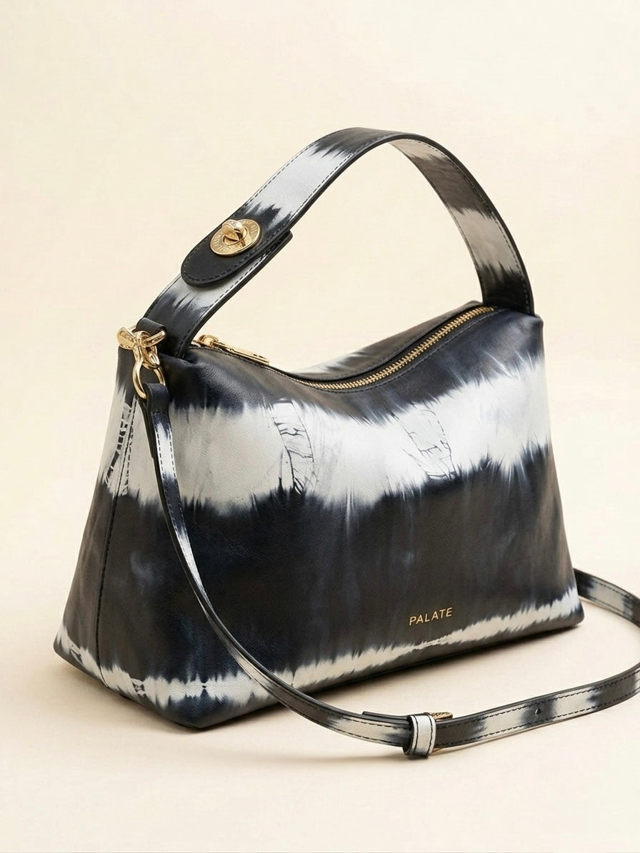 Essence Slouchy Carryall bag | Tye-Dye Leather