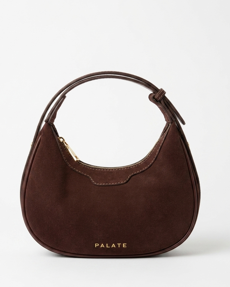 Morsel Donut Bag-Small | Suede leather