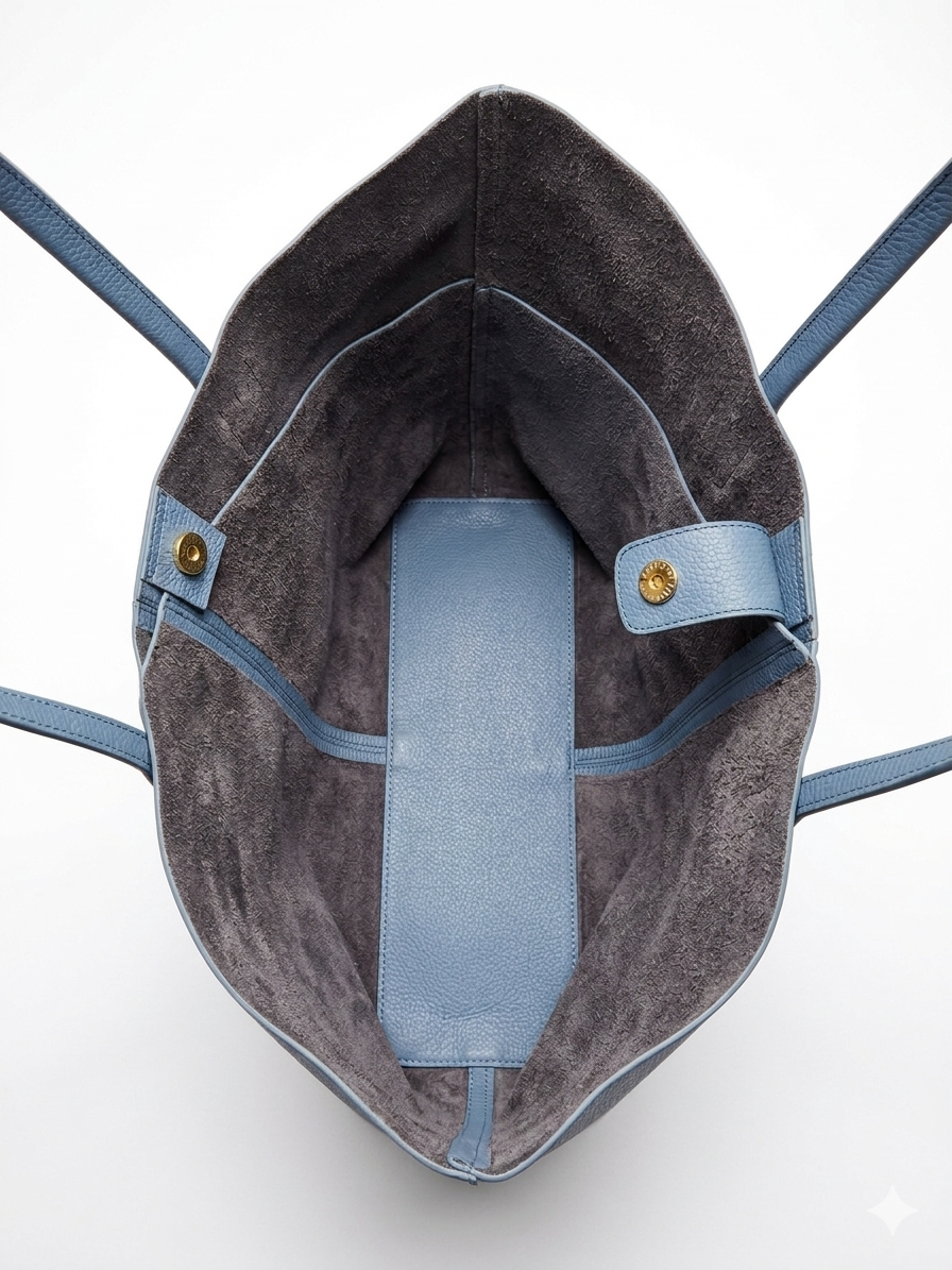 Infuse Layer Tote bag - Lychee indigo blue