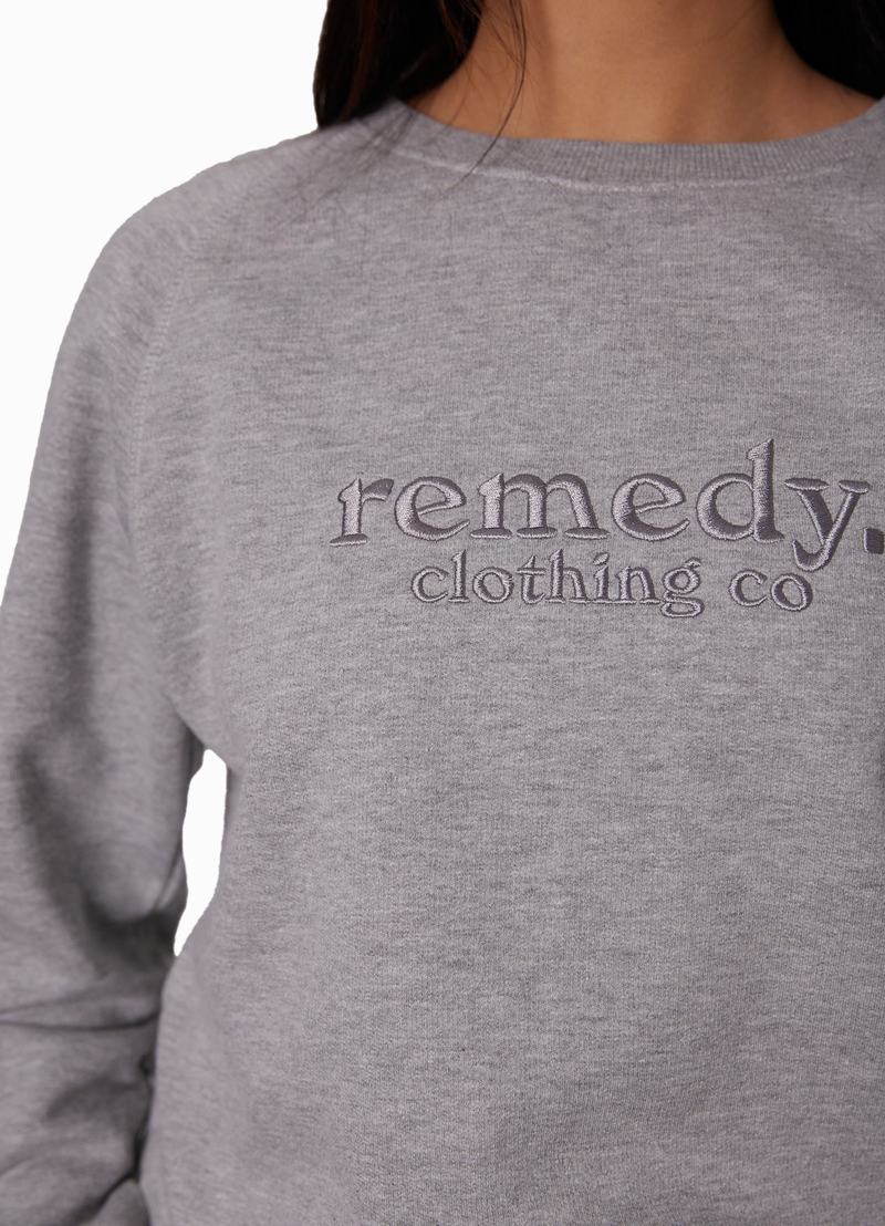 Unisex Grey Sorrento Sweater