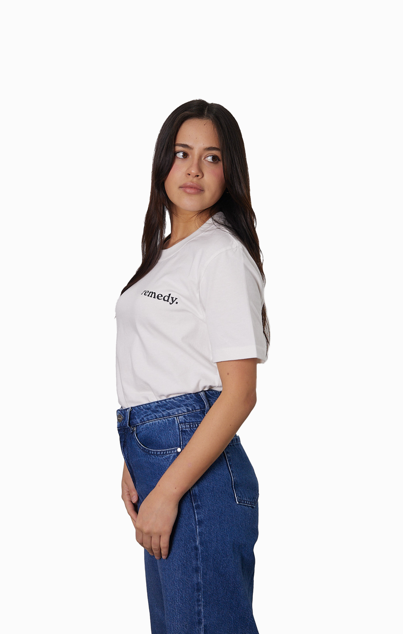 Unisex White Tasman Tee