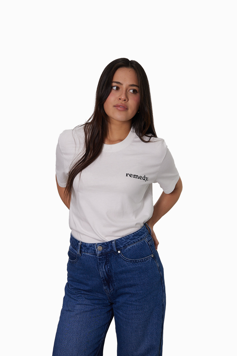 Unisex White Tasman Tee