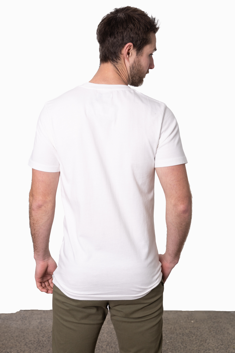 Unisex White Tasman Tee