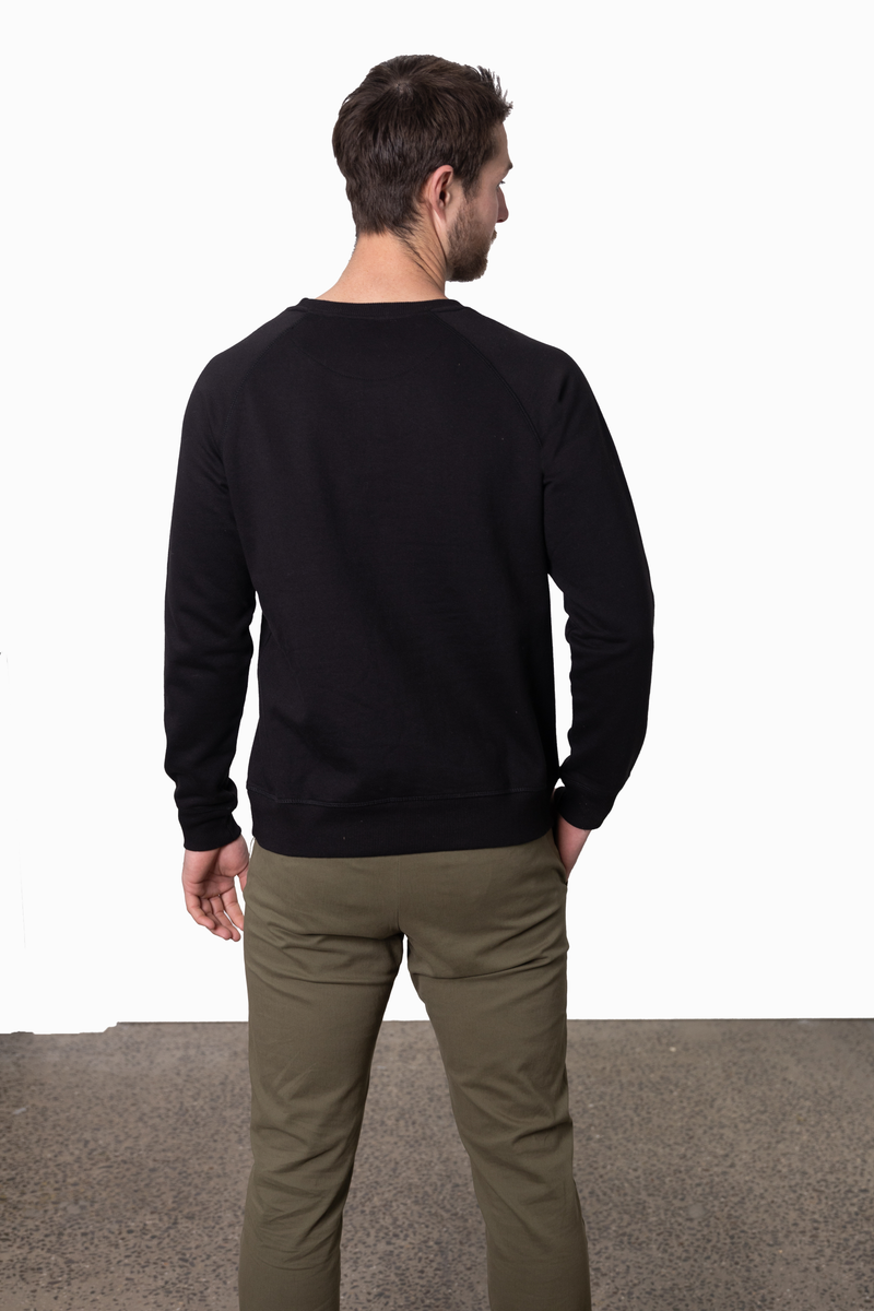 Unisex Black Sorrento Sweater