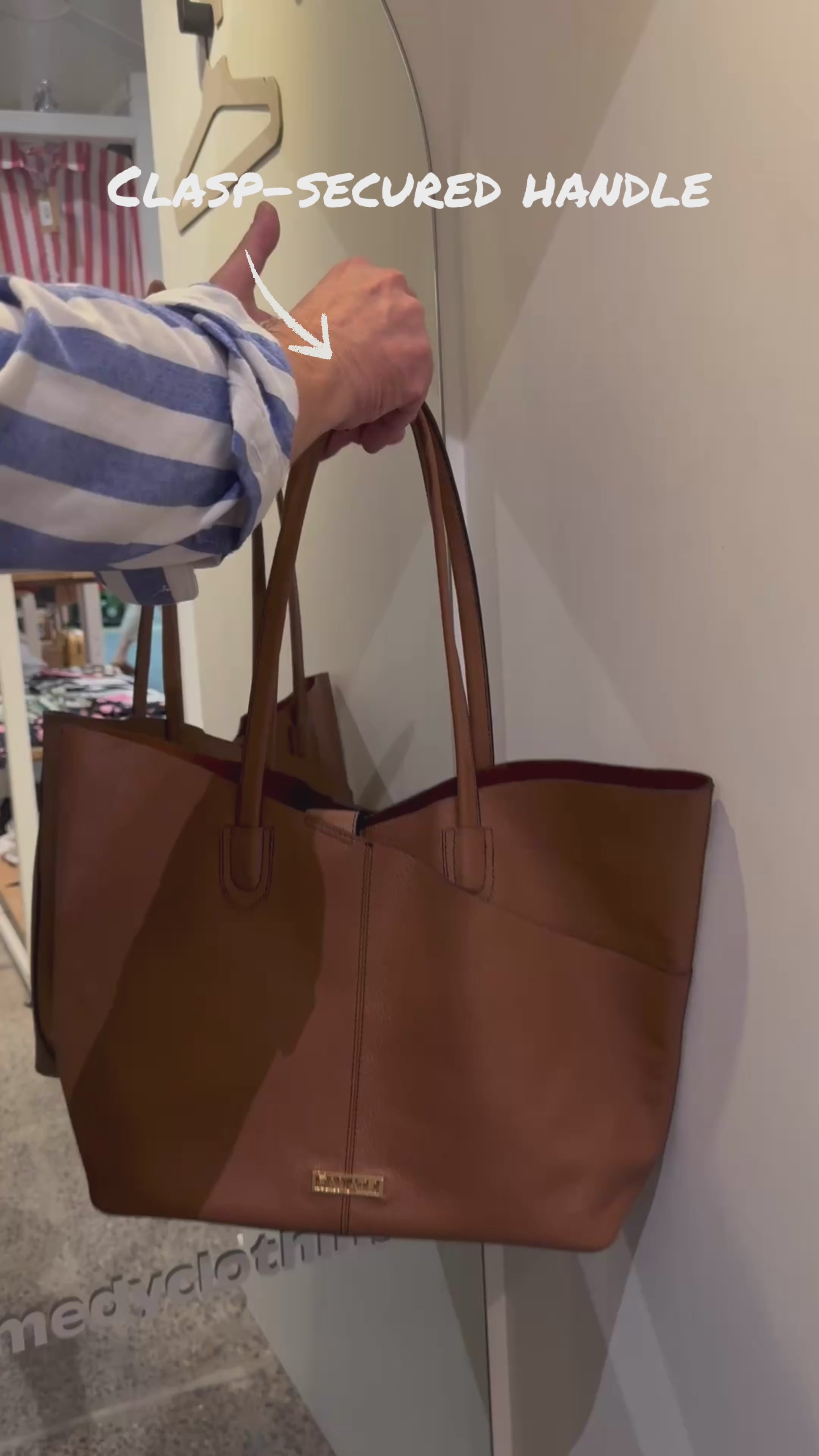Infuse Layer Tote bag - Lychee Brown