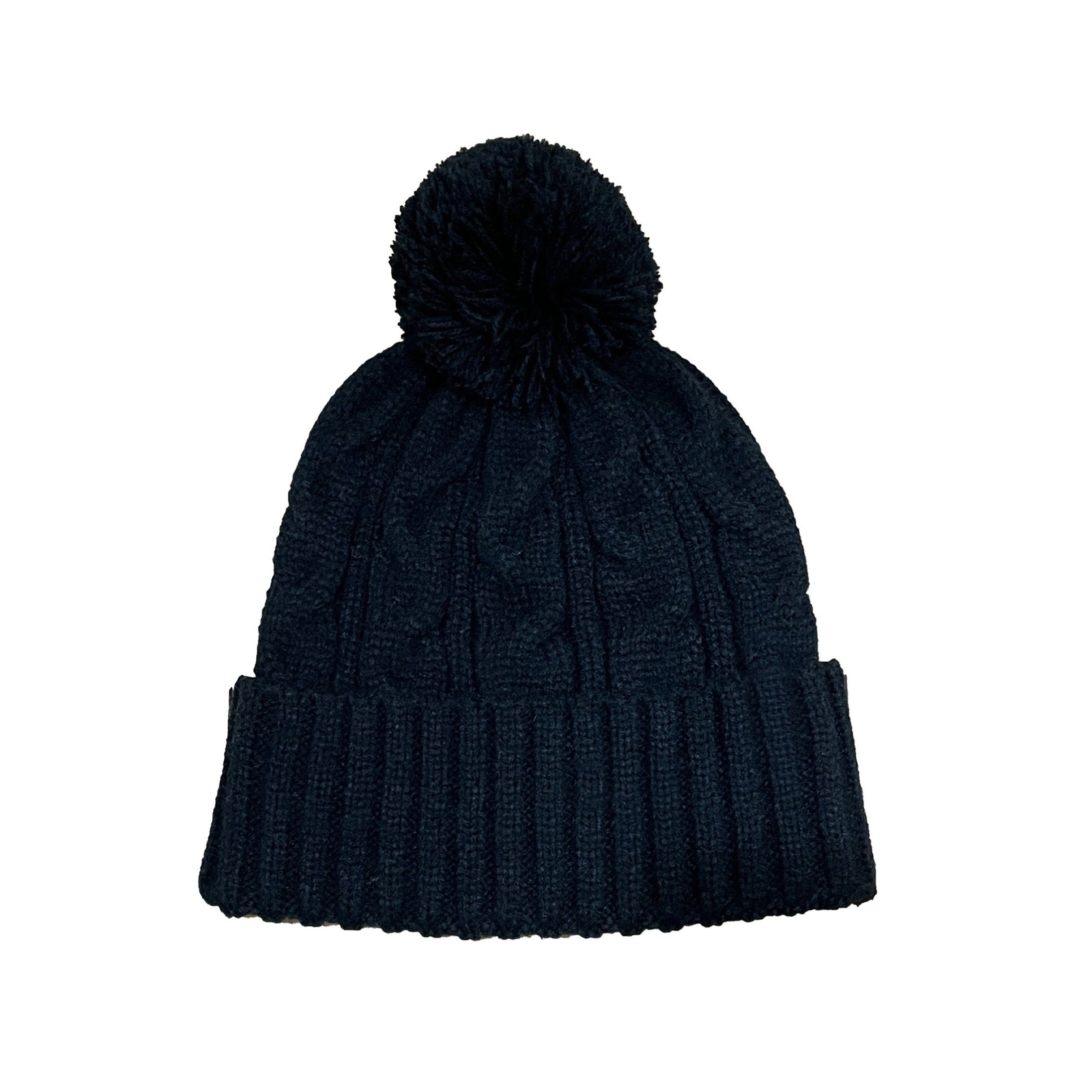 RECYCLED BLACK BEANIE | UNISEX | PETA VEGAN CERTIFIED – Remedy